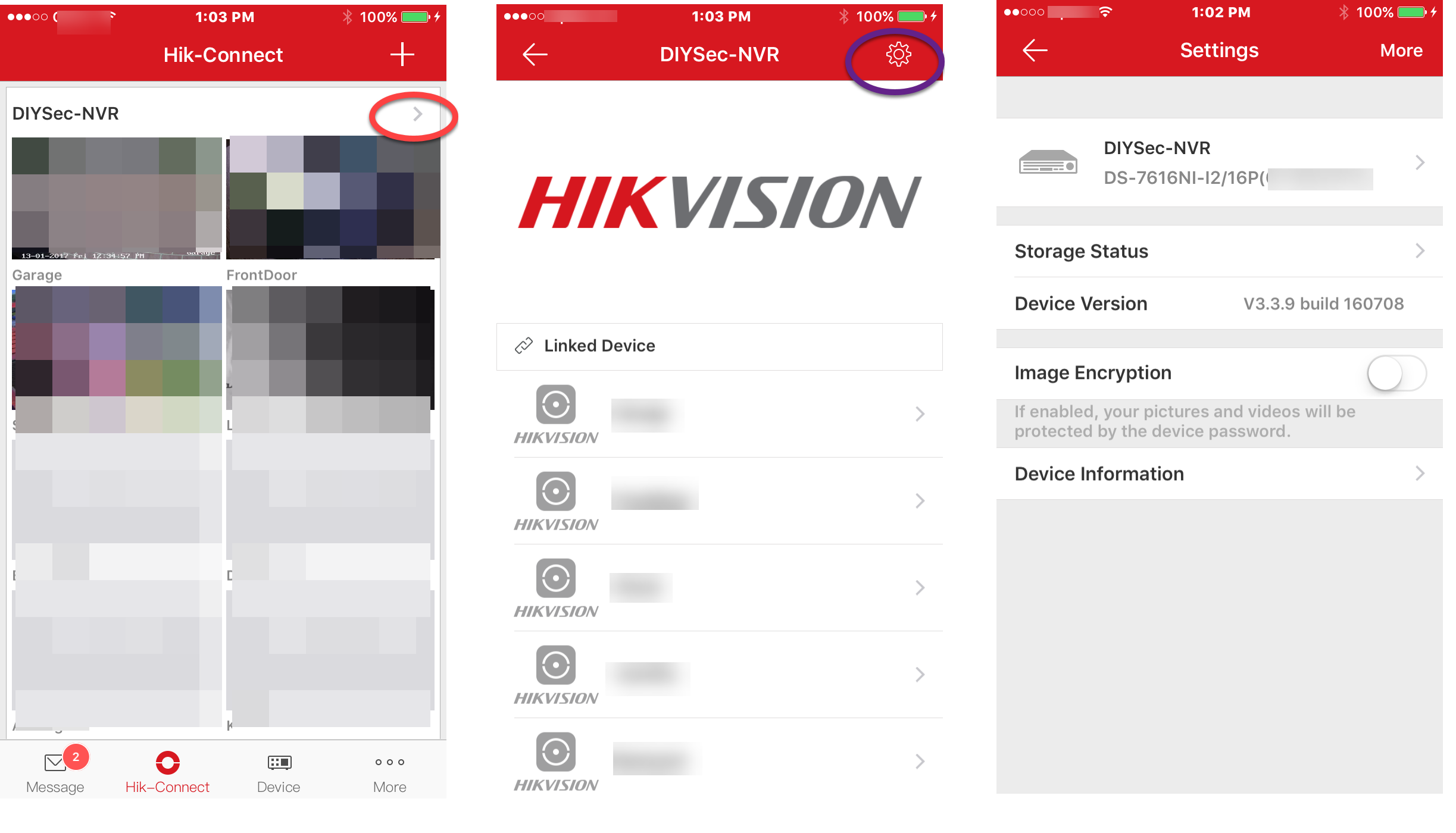 iPhone hik connect image encryption