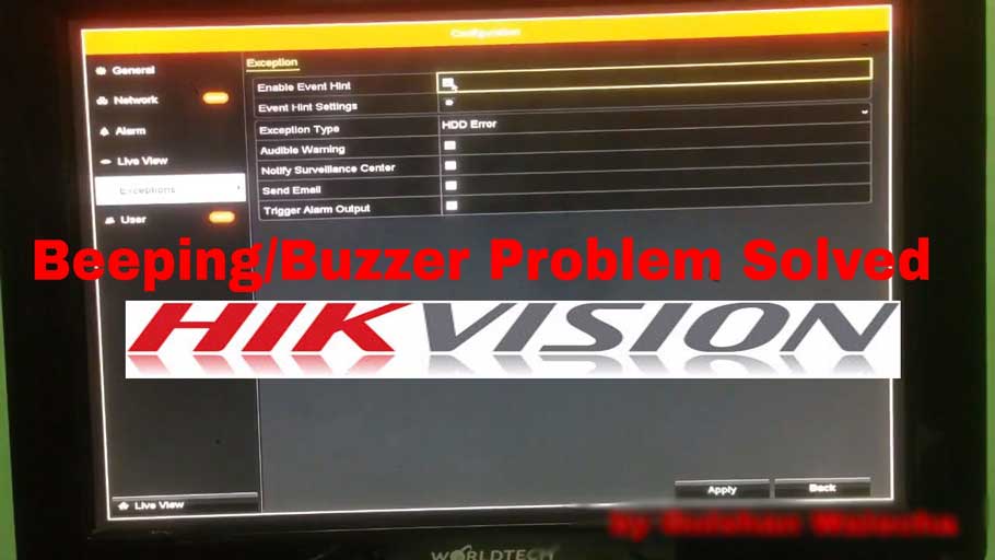 buzzer disabled